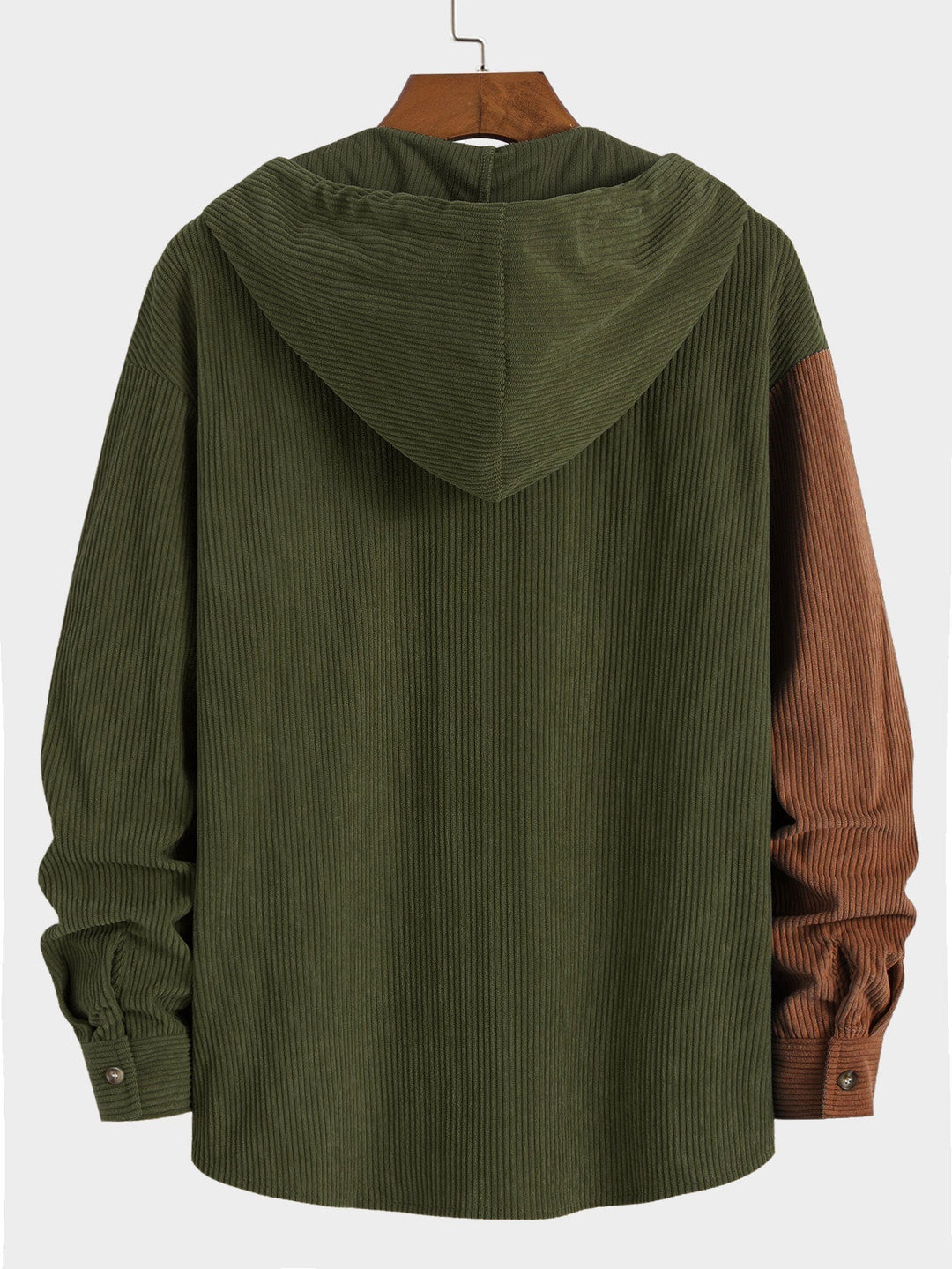 Laurent™ - Ensemble chemise et jogger cargo en velours côtelé