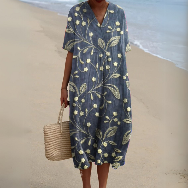 Marion | Robe Fleurie Élégante