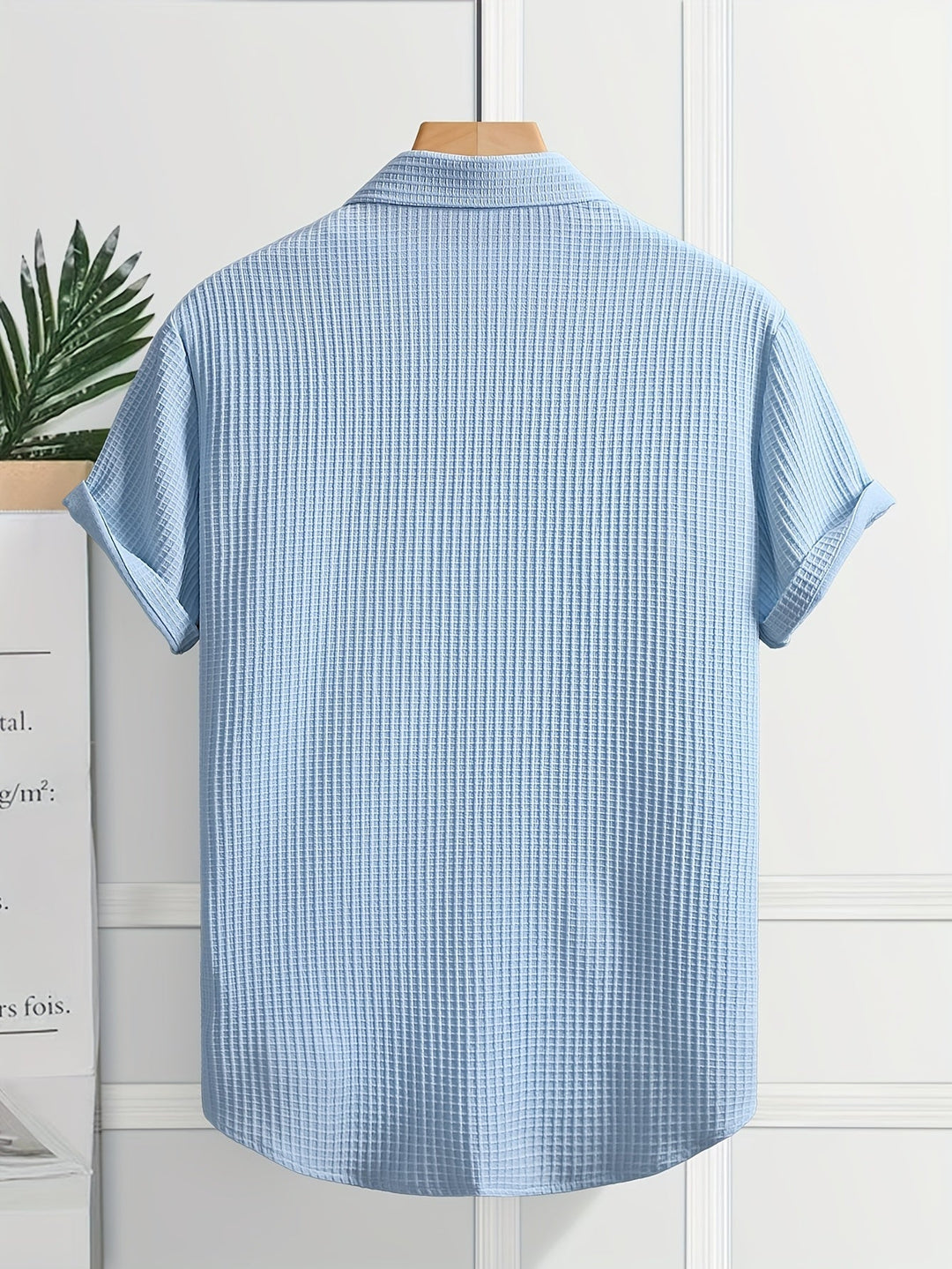 Laurent™ | Chemise Texturée Marine Chic