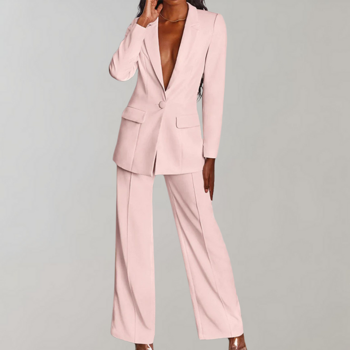 Lucette | Ensemble Blazer et Pantalon Élégant
