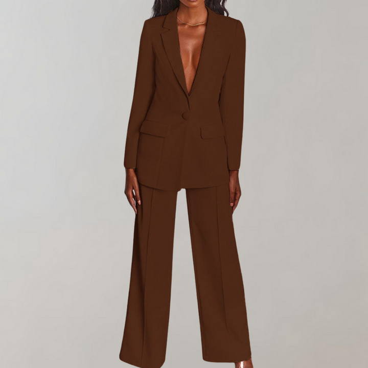 Lucette | Ensemble Blazer et Pantalon Élégant