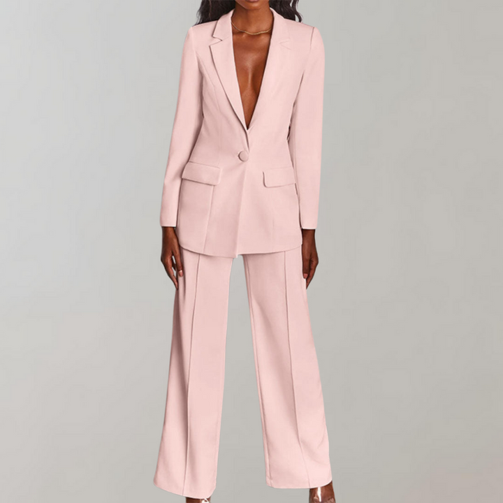 Lucette | Ensemble Blazer et Pantalon Élégant