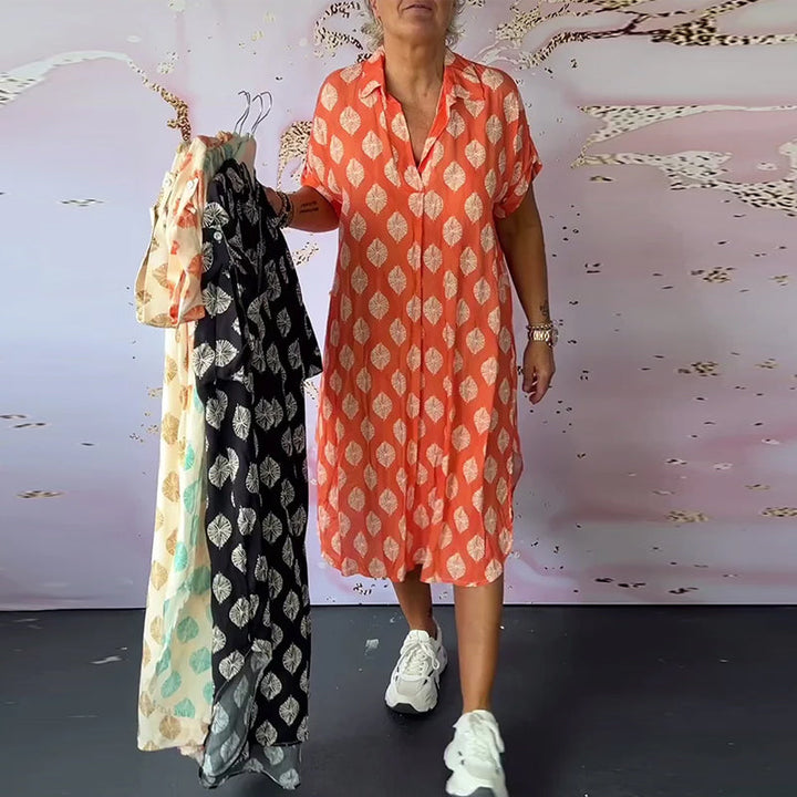 Lisette™ | Robe Chemise Fluide et Moderne