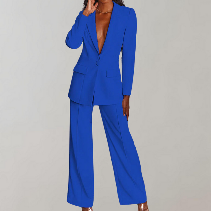 Lucette | Ensemble Blazer et Pantalon Élégant