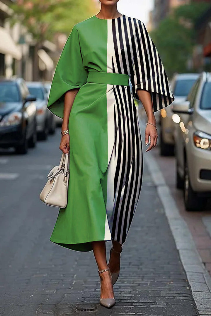 Melody | Robe Élégante à Col Rond