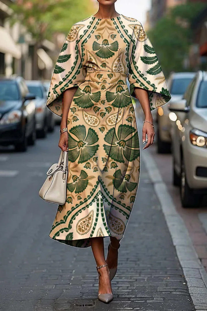 Melody | Robe Élégante à Col Rond