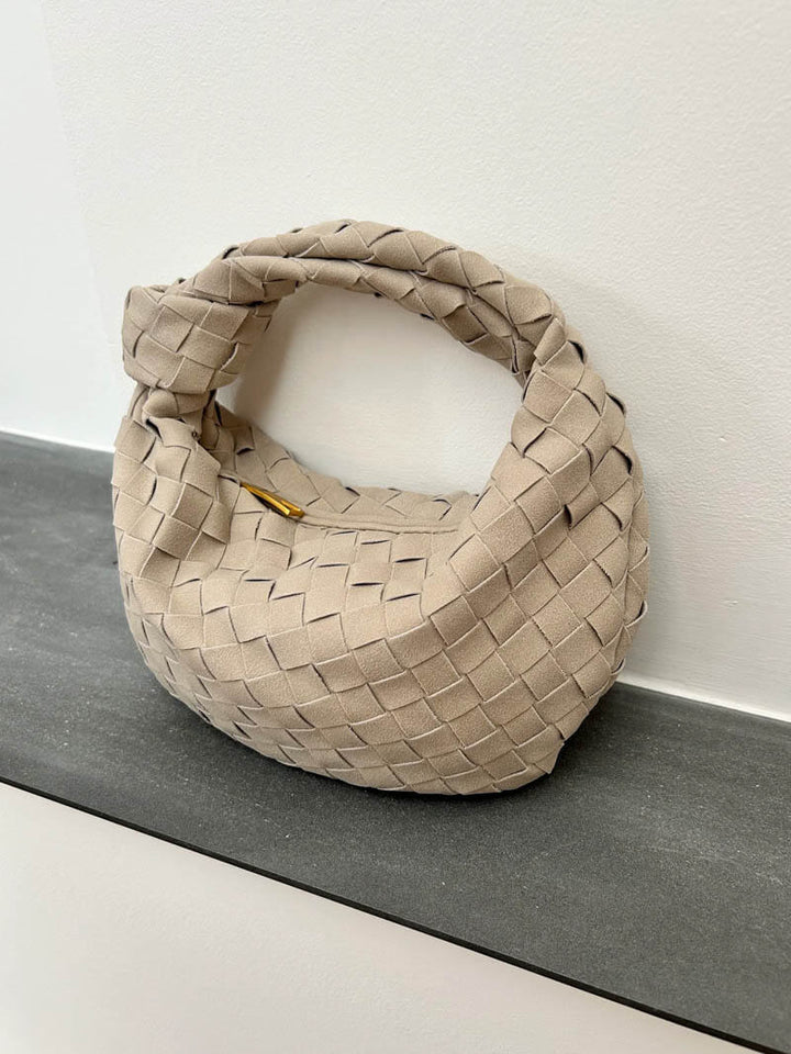 Anémone | Mini sac en daim tissé