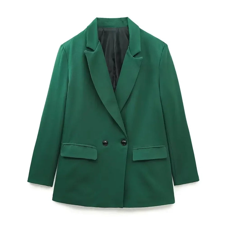 Nadine | Veste de Bureau Croisée à Double Boutonnage