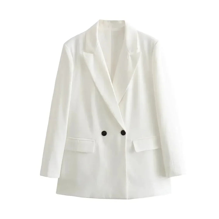 Nadine | Veste de Bureau Croisée à Double Boutonnage
