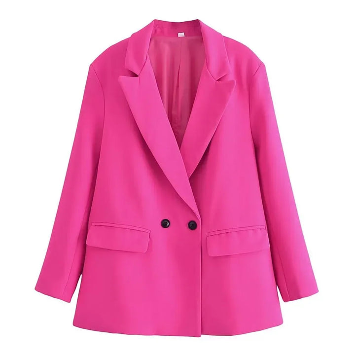 Nadine | Veste de Bureau Croisée à Double Boutonnage