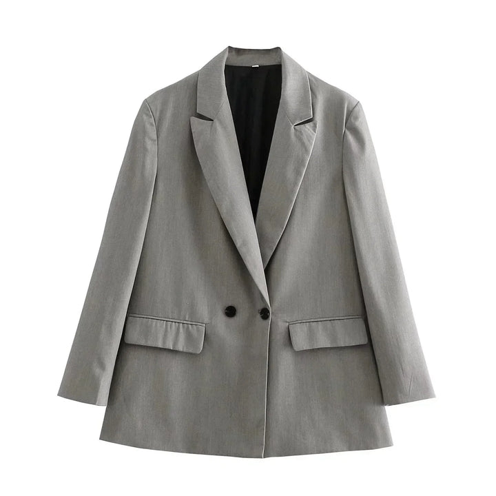 Nadine | Veste de Bureau Croisée à Double Boutonnage