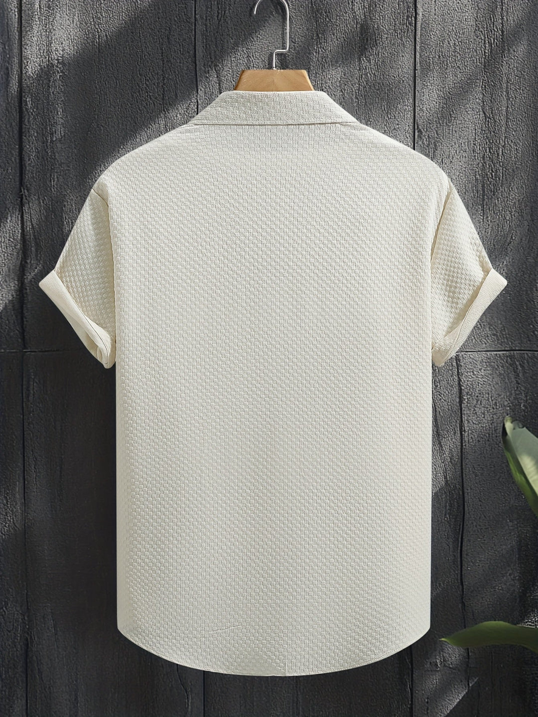 Laurent™ | Chemise Texturée Marine Chic