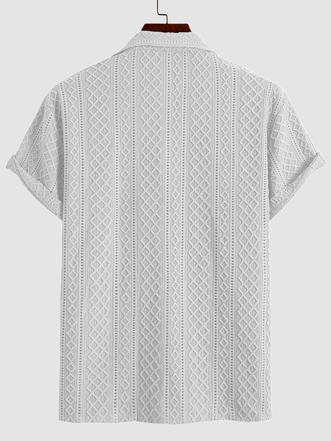 Laurent™ | Chemise Motif Relief Bohème