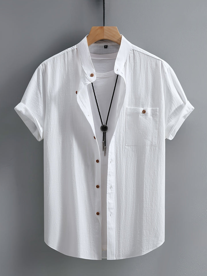 Laurent™ | Chemise Col Ouvert Moderne
