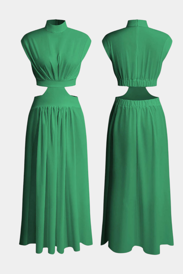 Bérénice | Ensemble robe fendue sur le côté