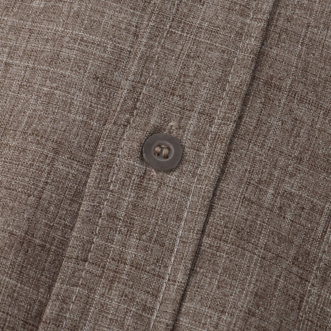 Laurent™ | Chemise en coton unie avec boutons