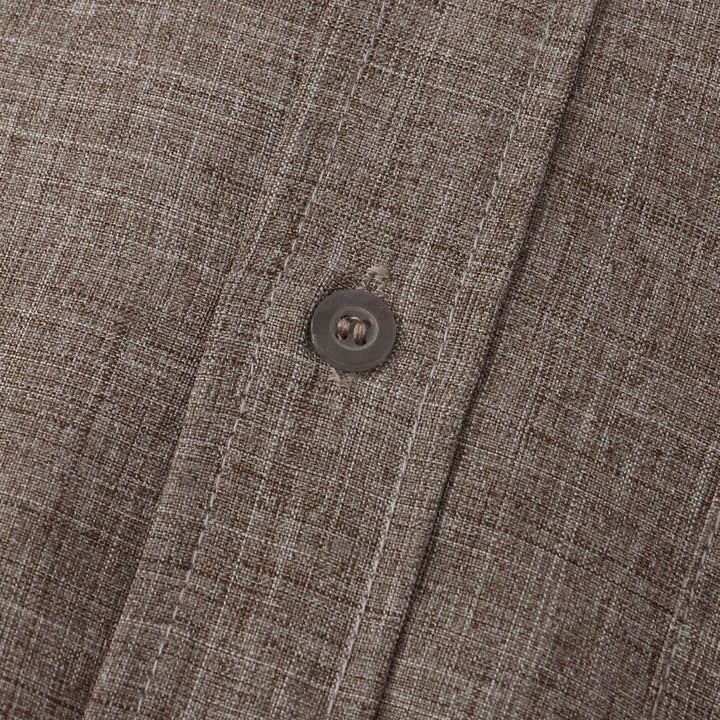 Laurent™ | Chemise en coton unie avec boutons
