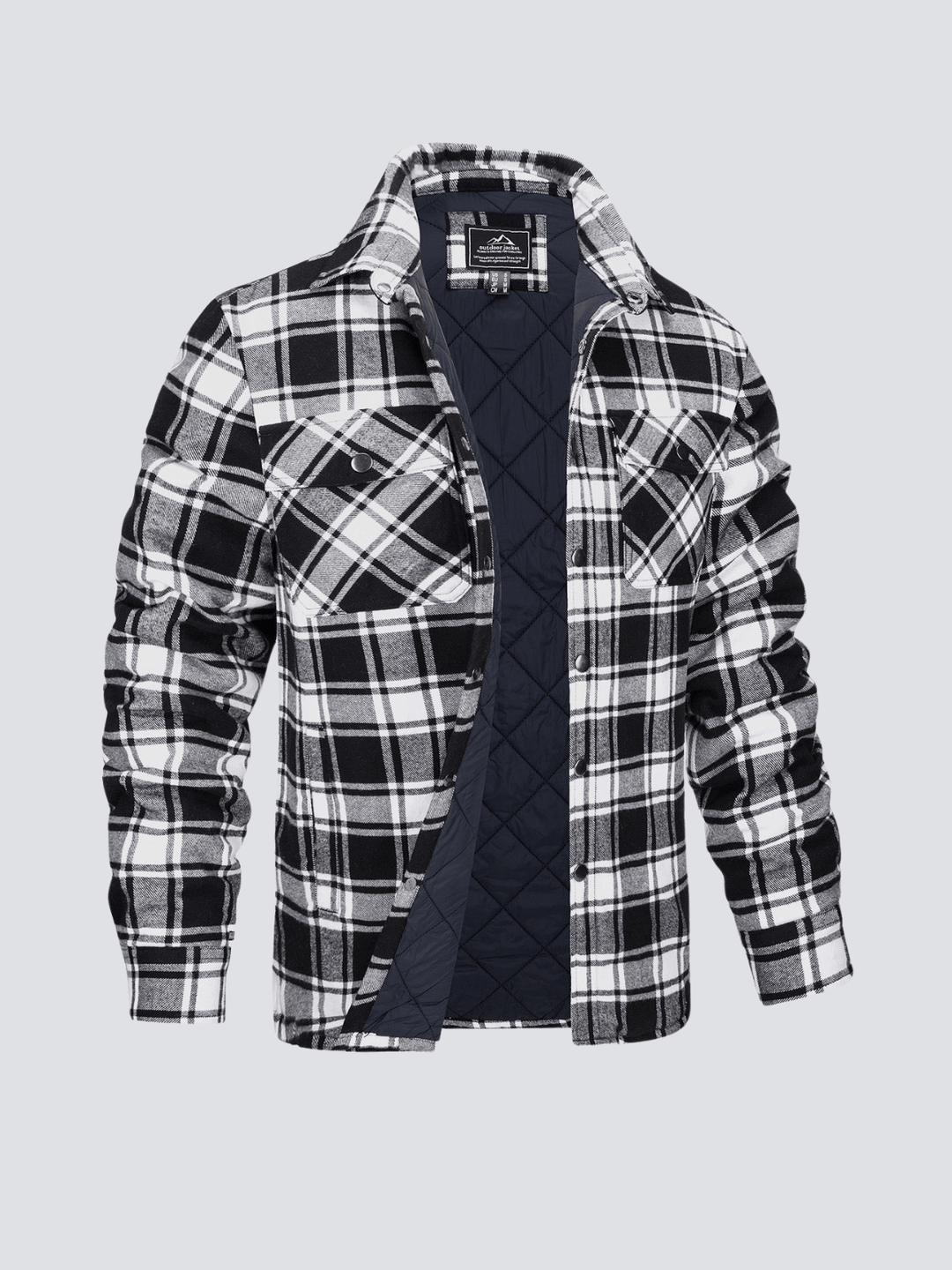 Nathan™ Veste en flanelle à carreaux