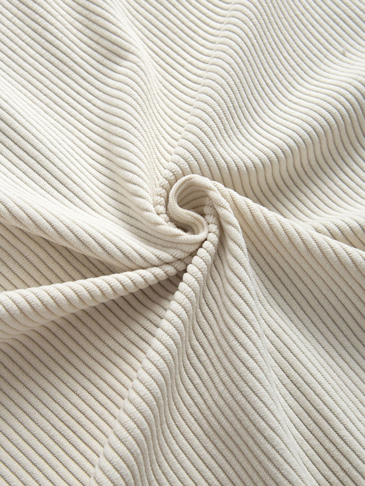 Laurent™ - Chemise à col cubain en velours côtelé