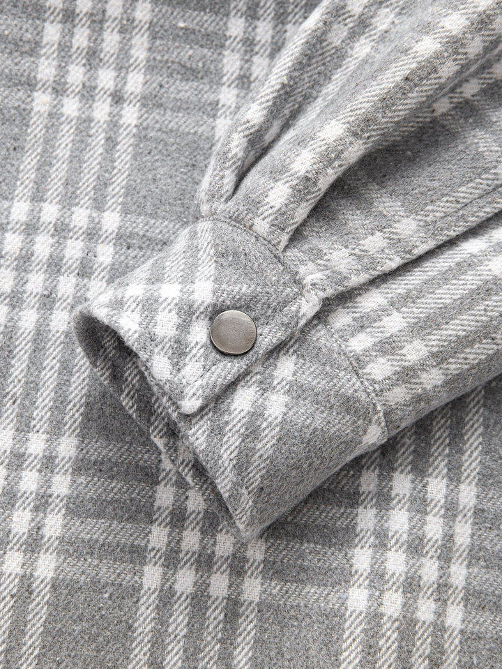 Laurent™ - Chemise à capuche en flanelle doublée Teddy