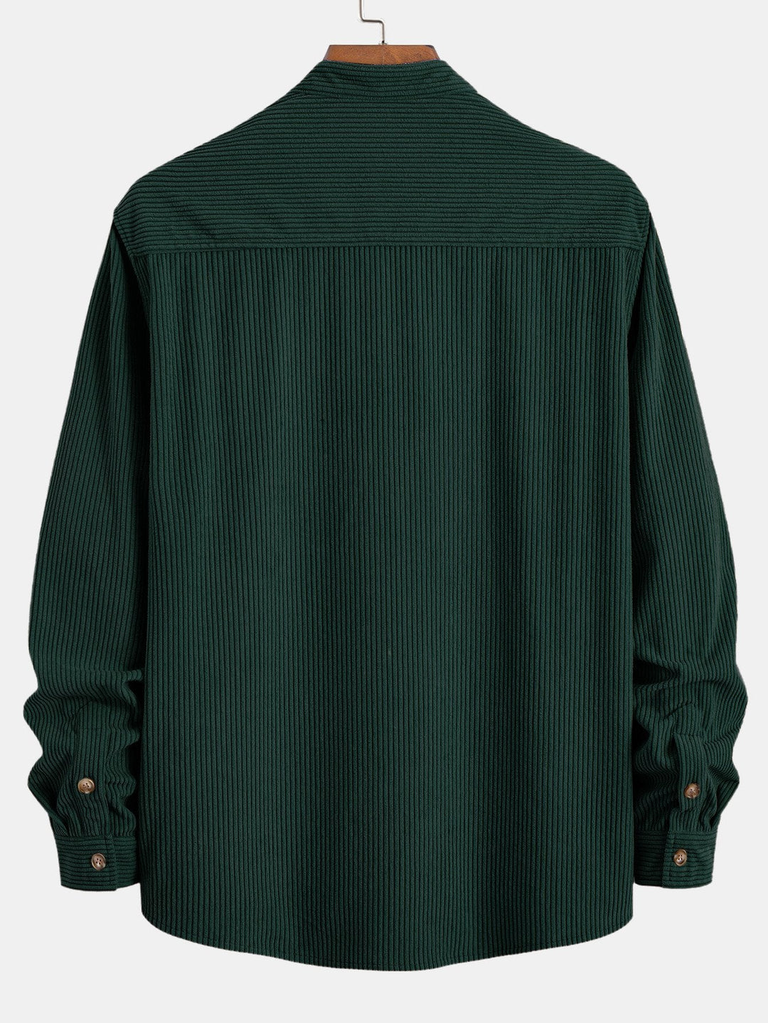 Laurent™ - Chemise en velours côtelé à col montant