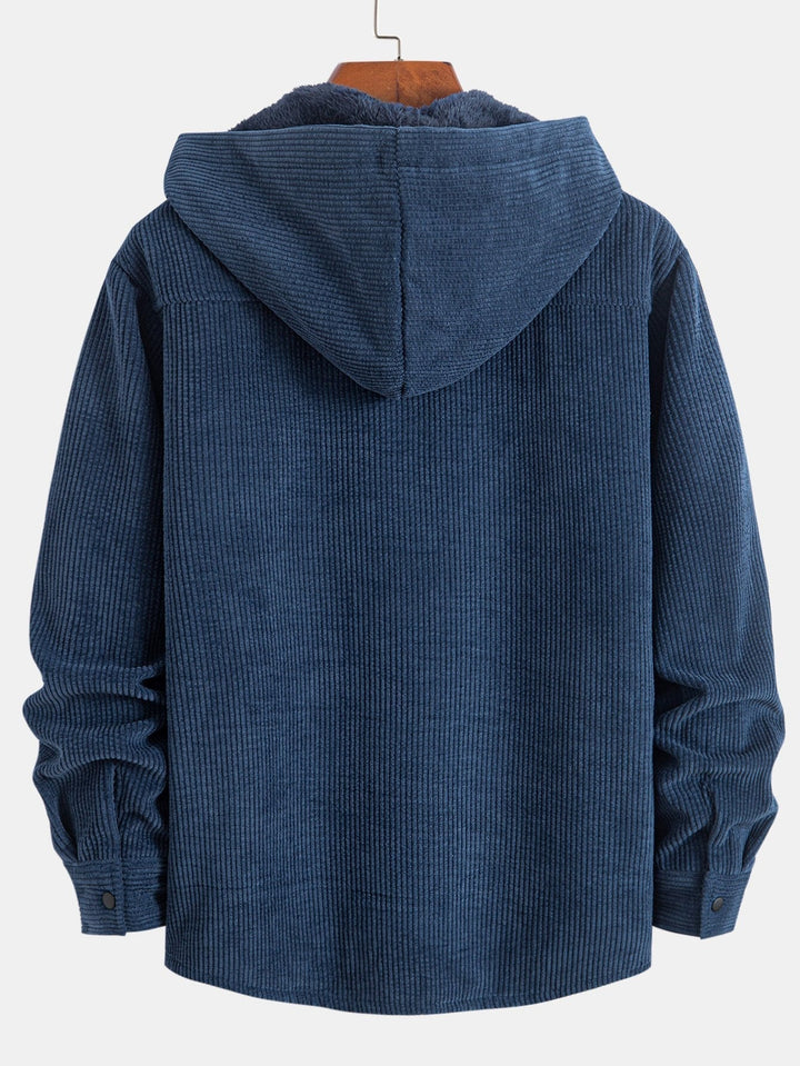 Laurent™ - Chemise à capuche en flanelle polaire doublée