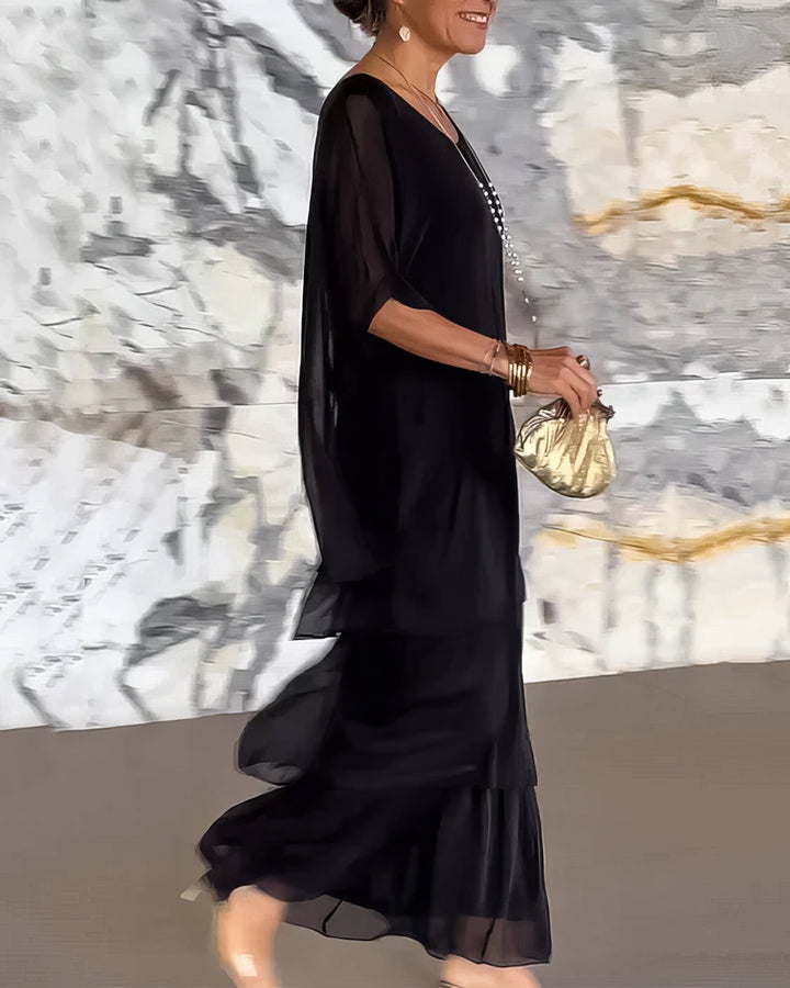 Colette™ | Robe Fluide à Étages Élégante