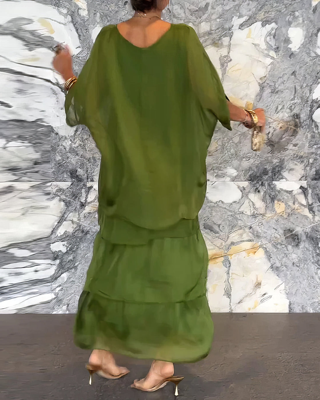 Colette™ | Robe Fluide à Étages Élégante